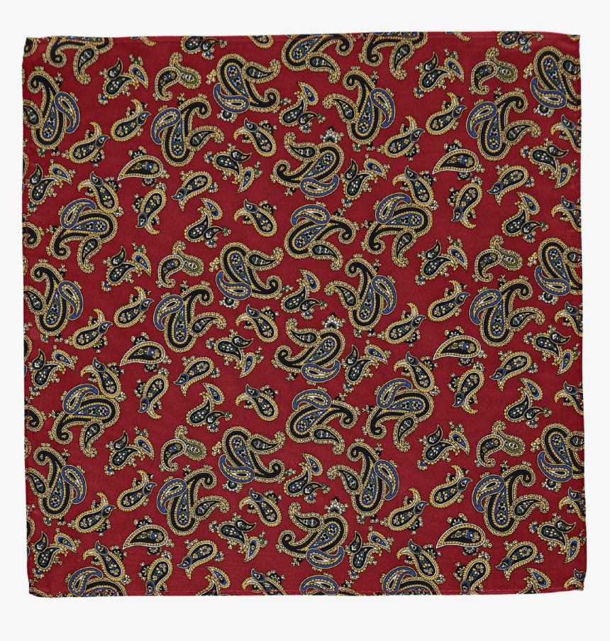 Pocket Square Paisley Dark Red - Motif, HD Png Download, Free Download