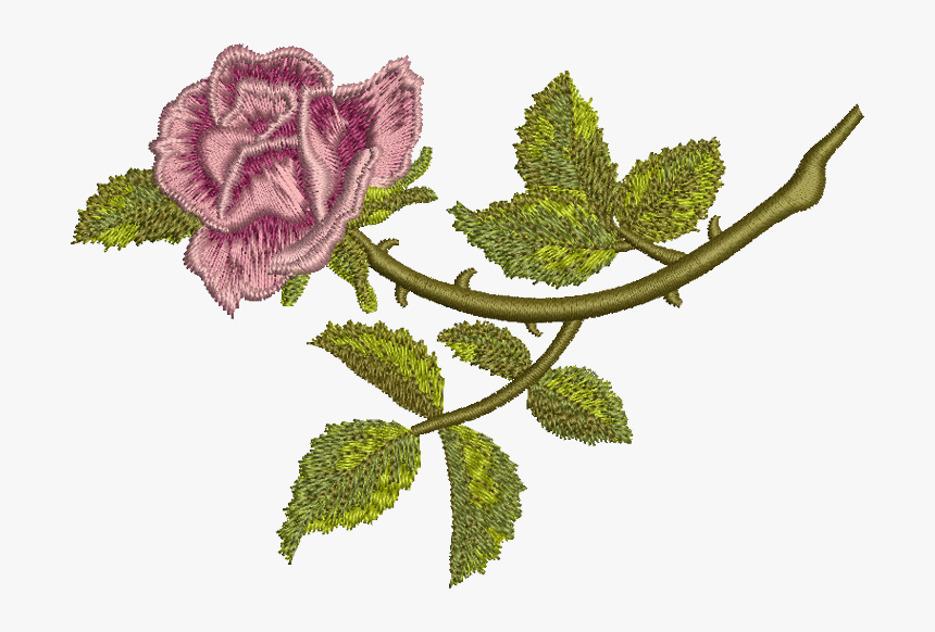 Rosa Embroidery Png - Embroidery Transparent, Png Download, Free Download