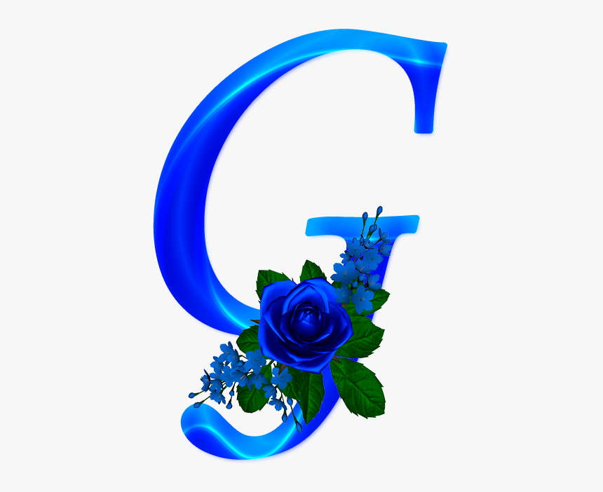 Blue Rose Border Design, HD Png Download, Free Download