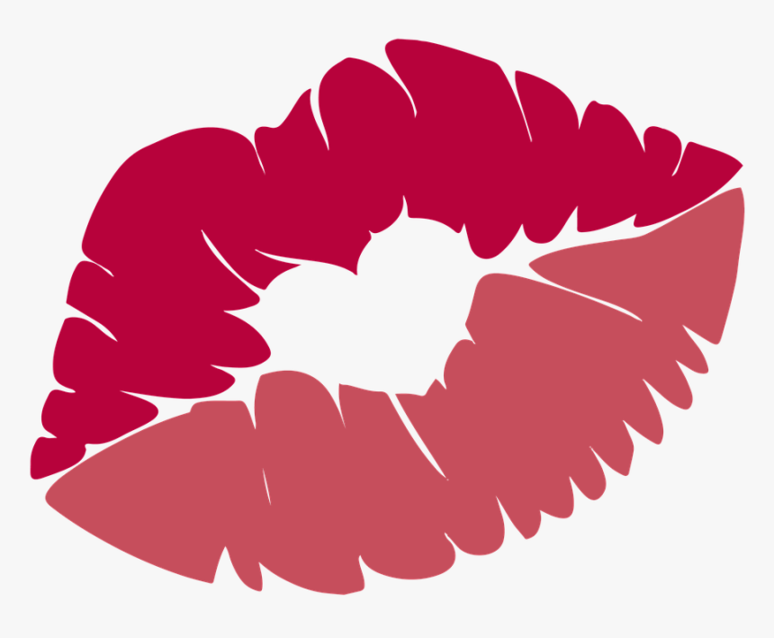 Kiss, Lips, Mouth, Red, Love, Rosa, Heart, Valentine - Kiss Lips Emoji Png, Transparent Png, Free Download