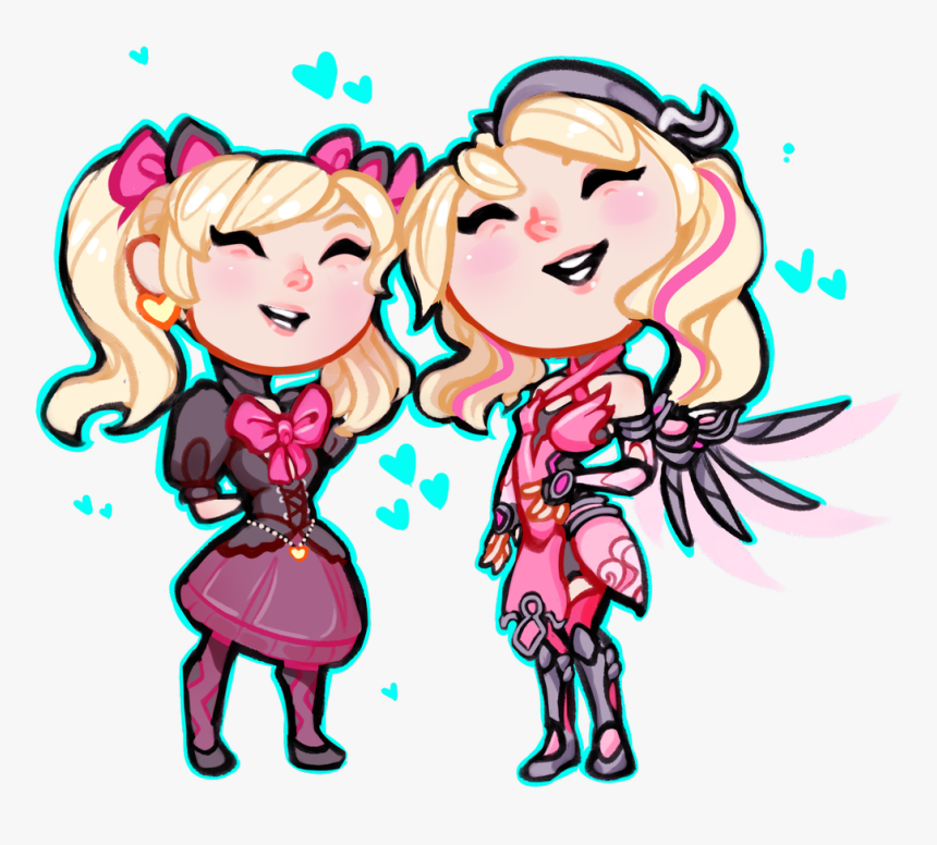 Dva And Mercy Art, HD Png Download, Free Download