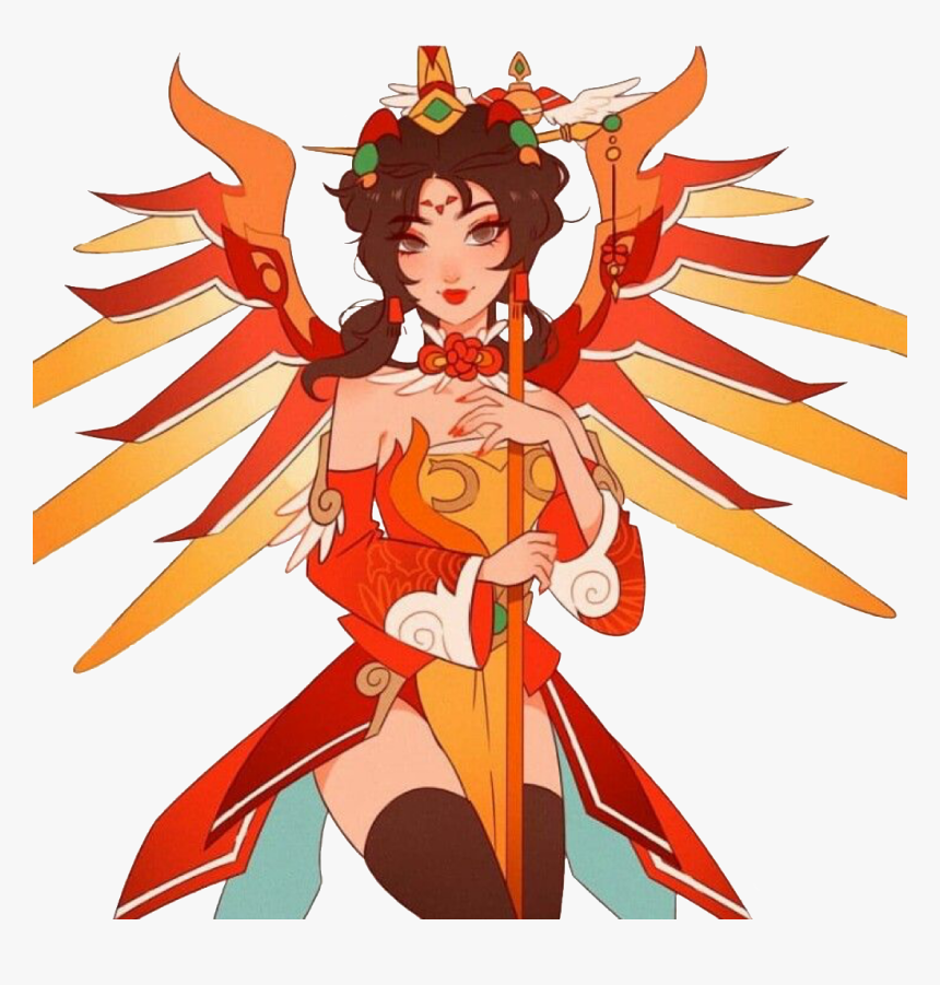 #mercy #zhuque #overwatch #zhuquemercy #freetoedit - Vickisigh Mercy, HD Png Download, Free Download