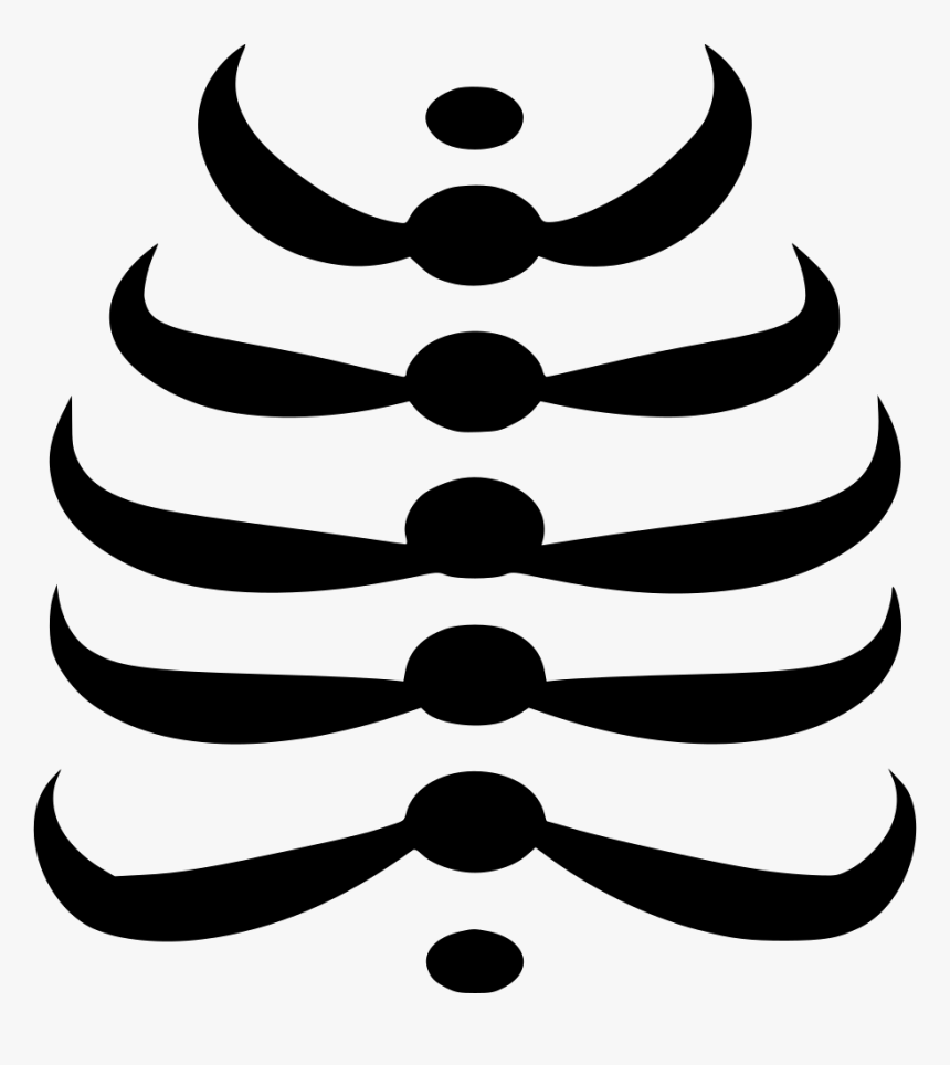 Ribs Svg Png Icon - Cartoon Skeleton Rib Cage, Transparent Png, Free Download