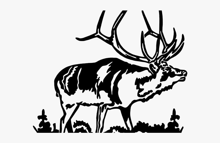 Bull Elk Clip Art, HD Png Download, Free Download