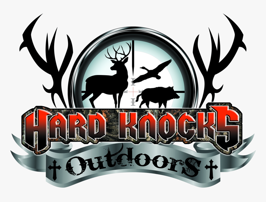 Elk Silhouette Png -hard Knocks Outdoors - Silhouette, Transparent Png, Free Download