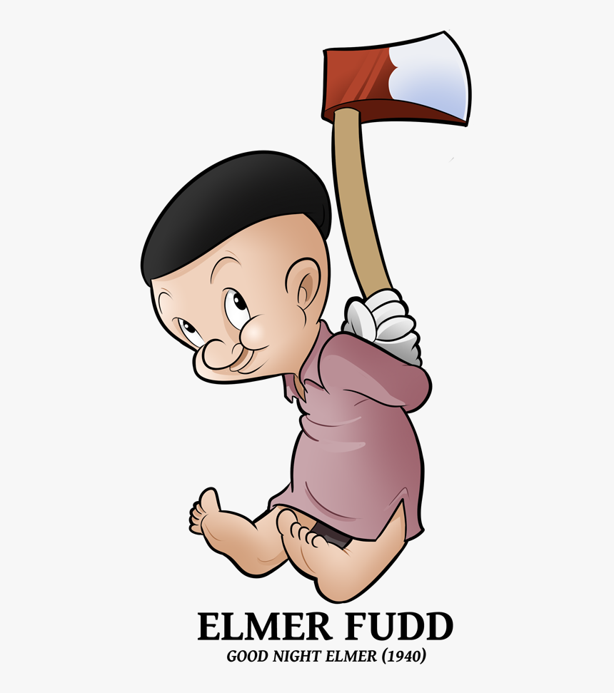 Elmer Fudd By Boscoloandrea - Elmer Fudd With Axe, HD Png Download, Free Download