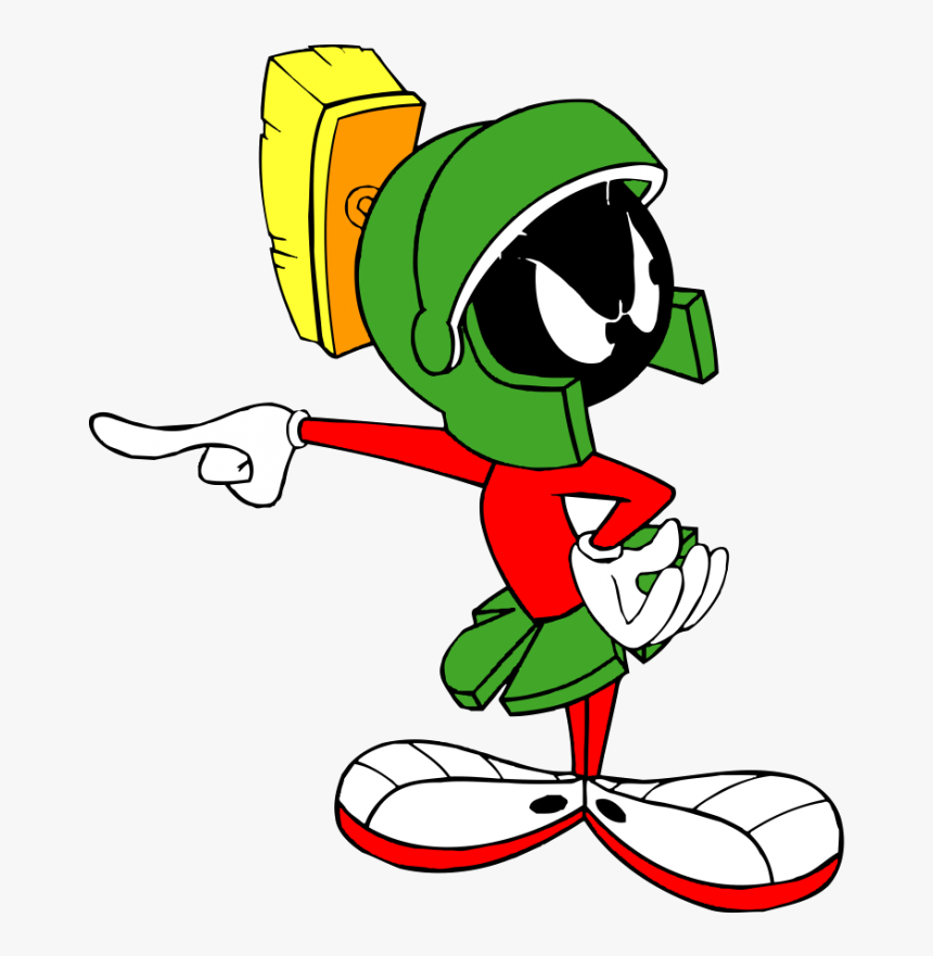 Marvin The Martian Bugs Bunny Elmer Fudd Looney Tunes - Marvin The Martian Png, Transparent Png, Free Download