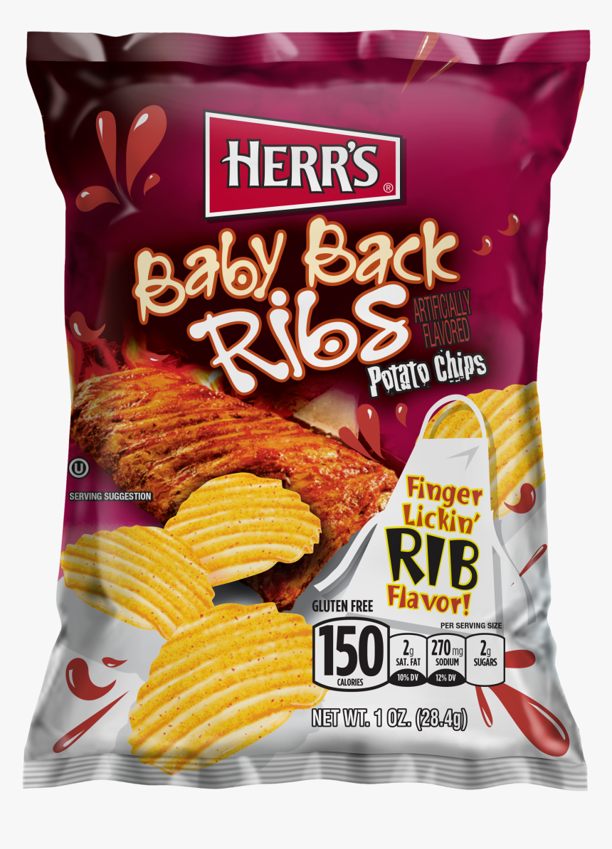 Baby Back Ribs Chips, HD Png Download, Free Download