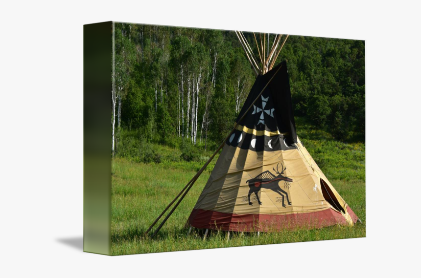 Tipi Drawing Colorful - Native American Teepee Tent, HD Png Download, Free Download