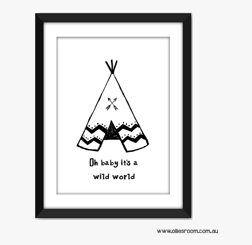 Wild Things Teepee - Hand Drawn Teepee, HD Png Download, Free Download