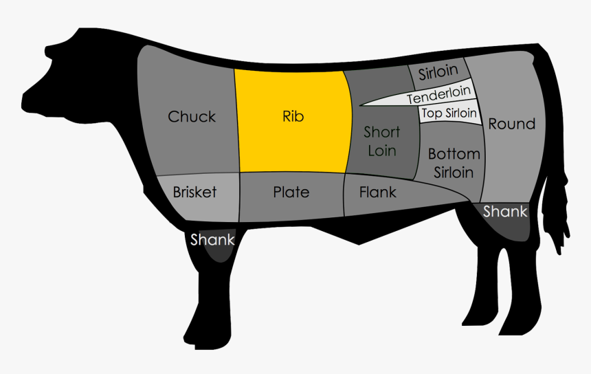 Part Of The Cow Is Brisket, HD Png Download, Free Download
