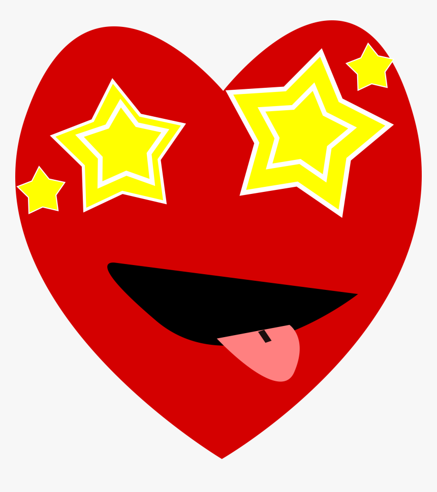 Heart-starry Eyed Clip Arts - Emotion Heart Clipart, HD Png Download, Free Download