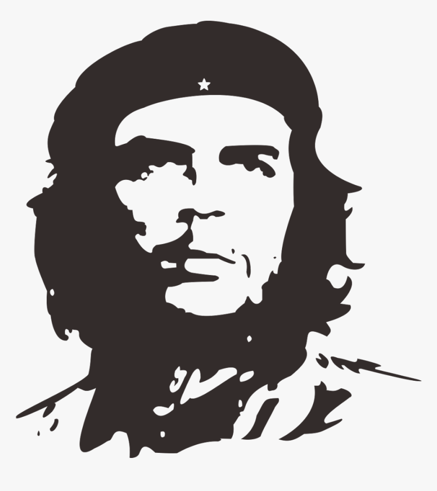 2 Che Guevara Cuban Flag Stickers Self Adhesive Vinyl - Che Guevara, HD Png Download, Free Download