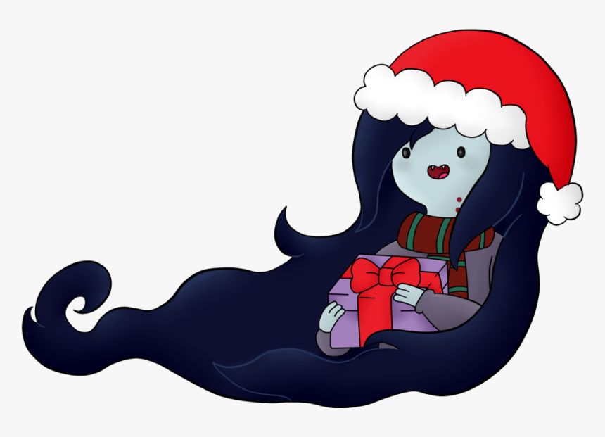 Adventure Time Christmas Drawings - Adventure Time Christmas Marceline, HD Png Download, Free Download