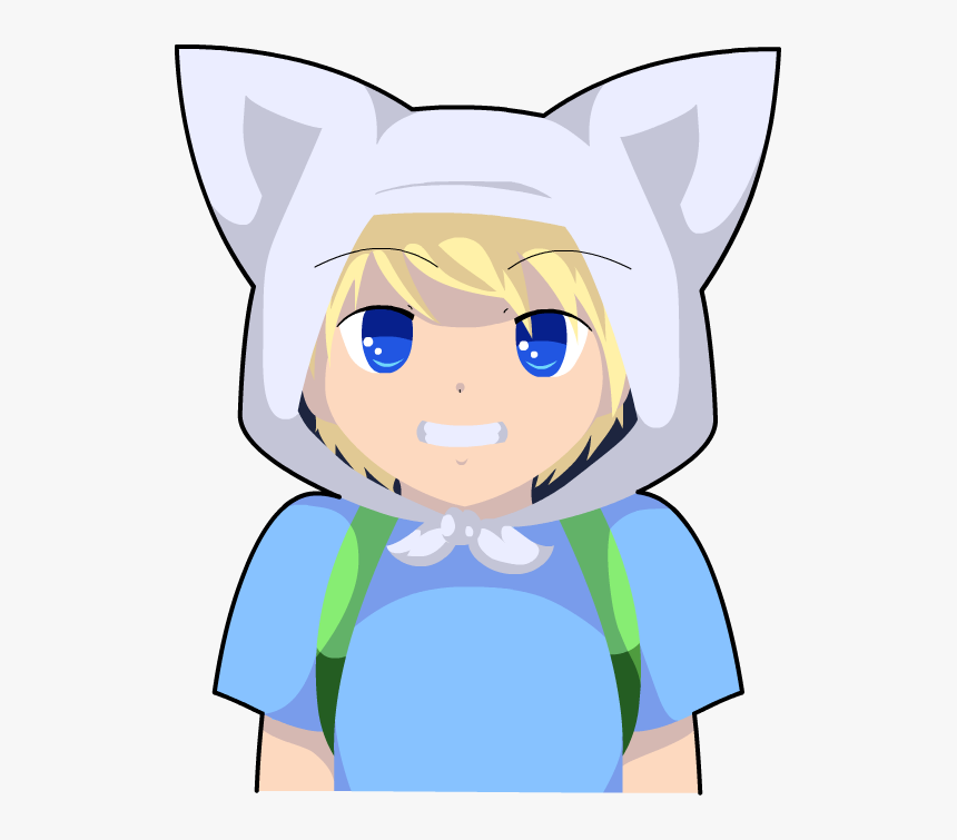 Finn The Human - Anime Adventure Time Png, Transparent Png, Free Download