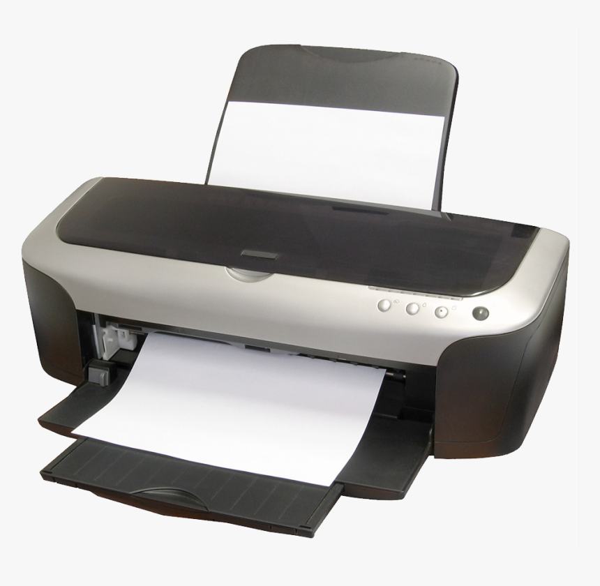 Printer Png Image - Computer Printer Black And White, Transparent Png, Free Download