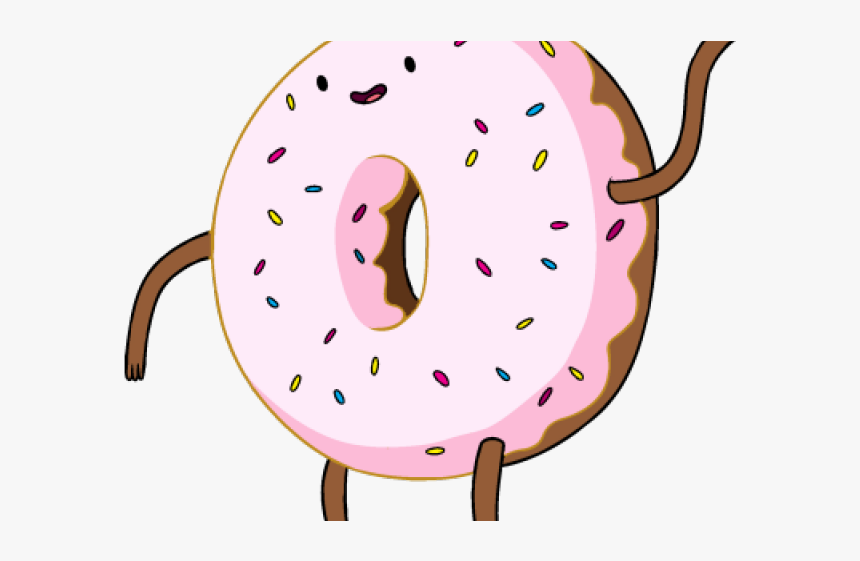 Adventure Time Clipart Png Transparent - Donut Cartoon Character Png, Png D...