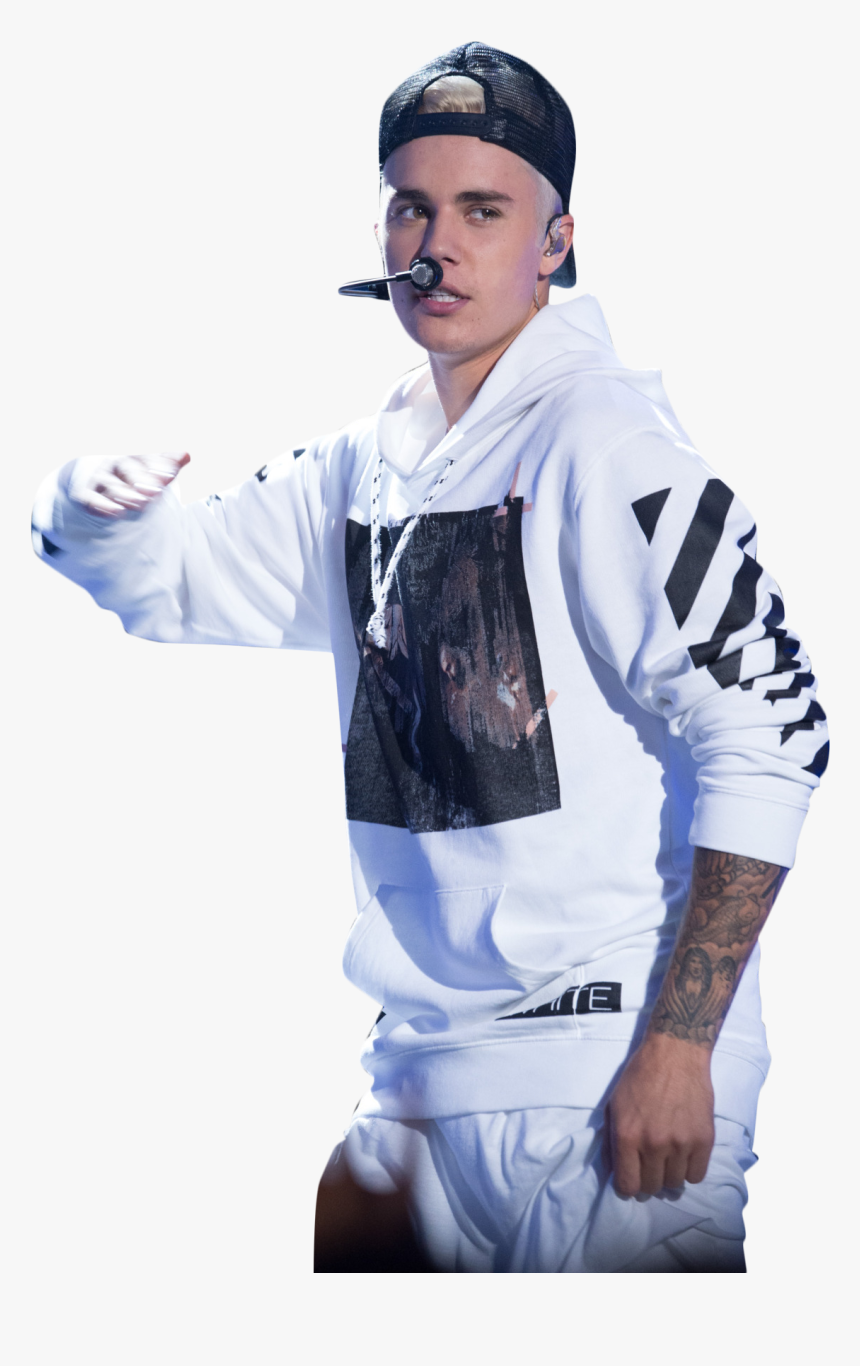 Justin Bieber On Stage Png Image - Justin Bieber Singing Png, Transparent Png, Free Download