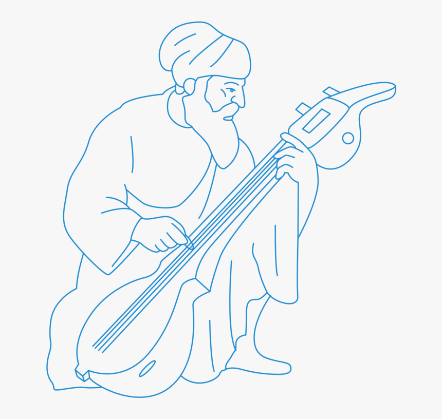 Turban Drawing Punjabi Singer - Sketch, HD Png Download, Free Download
