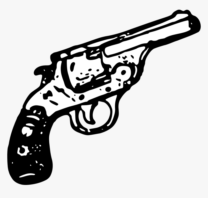 Gun, Revolver, Pistol, Weapon, Handgun, Firearm, Shot - Zbran Png, Transparent Png, Free Download