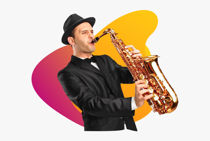 T2 - Person Playing The Saxophone, HD Png Download, Free Download