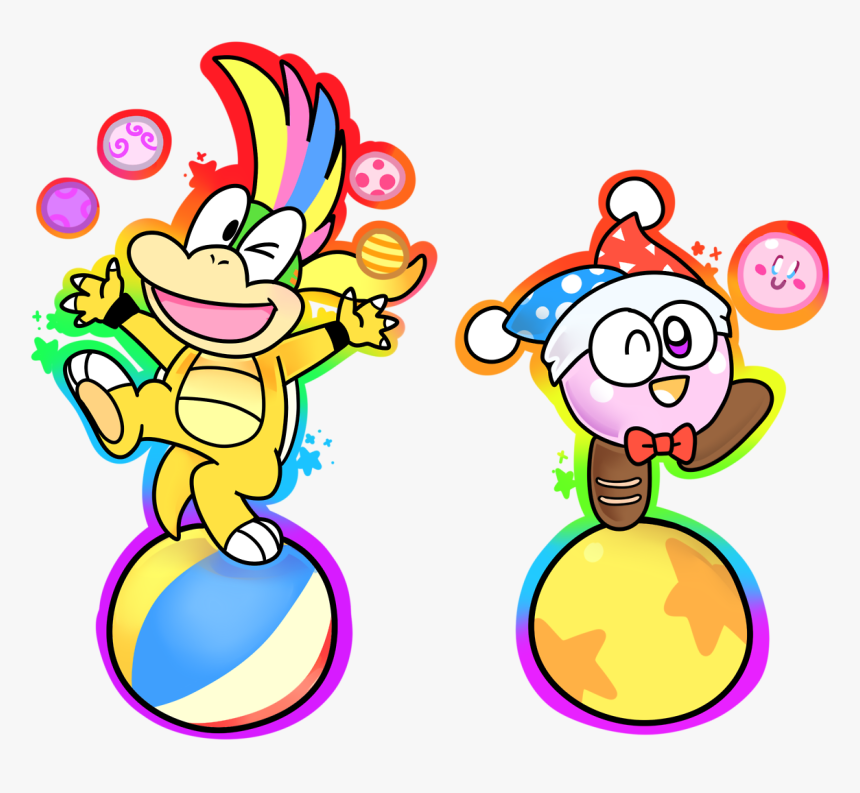 Transparent Lakitu Png - Marx And Lemmy Koopa, Png Download, Free Download