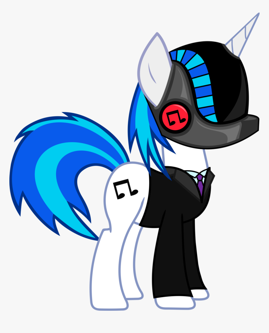 Transparent Punk Clipart - Mlp Vinyl Scratch Base, HD Png Download, Free Download