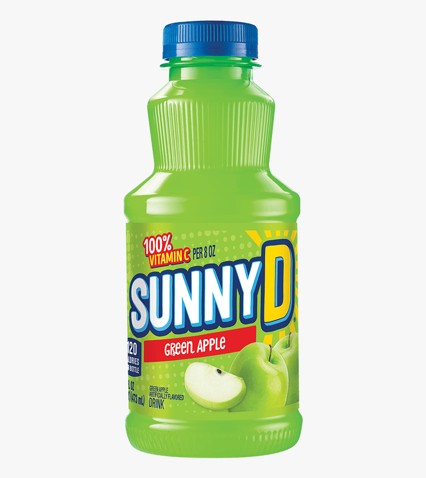 Sunnyd Green Apple Bottle - Apple, HD Png Download, Free Download