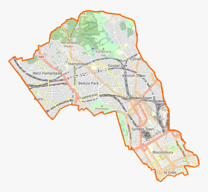 Map Of Camden - Atlas, HD Png Download, Free Download
