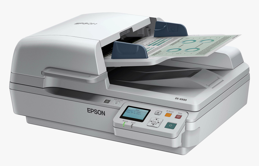 Printer Scanner Transparent Image - Escaner Epson Workforce Ds 7500, HD Png Download, Free Download