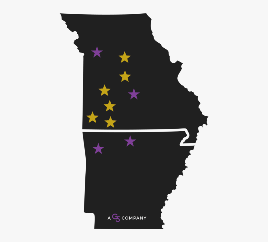 Missouri Storm Damage Repair Locations - State Of Missouri, HD Png Download, Free Download