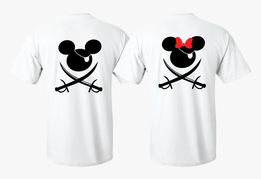 T-shirt Minnie Mouse Mickey Mouse Clothing Sleeve - Mickey Mouse Pirate Shirt, HD Png Download, Free Download