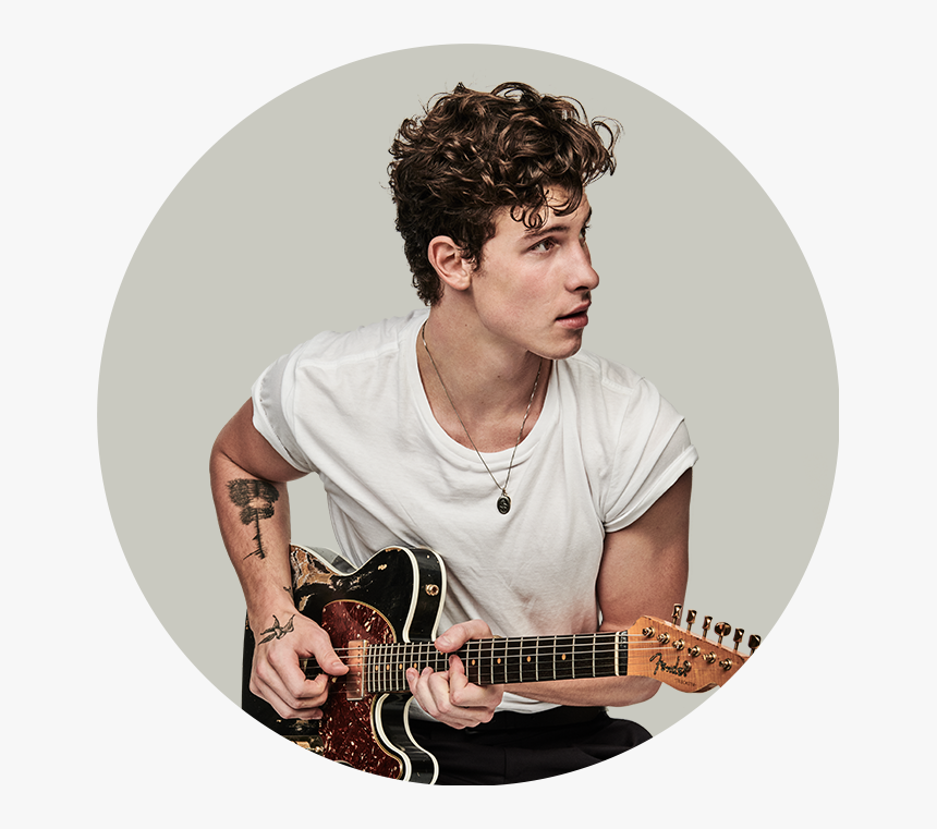 A Hunky Shawn Mendes Playing Guitar - Shawn Mendes With His Guitar, HD Png Download, Free Download