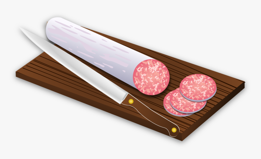 Cervelat,cuisine,sausage - Salami Clipart, HD Png Download, Free Download