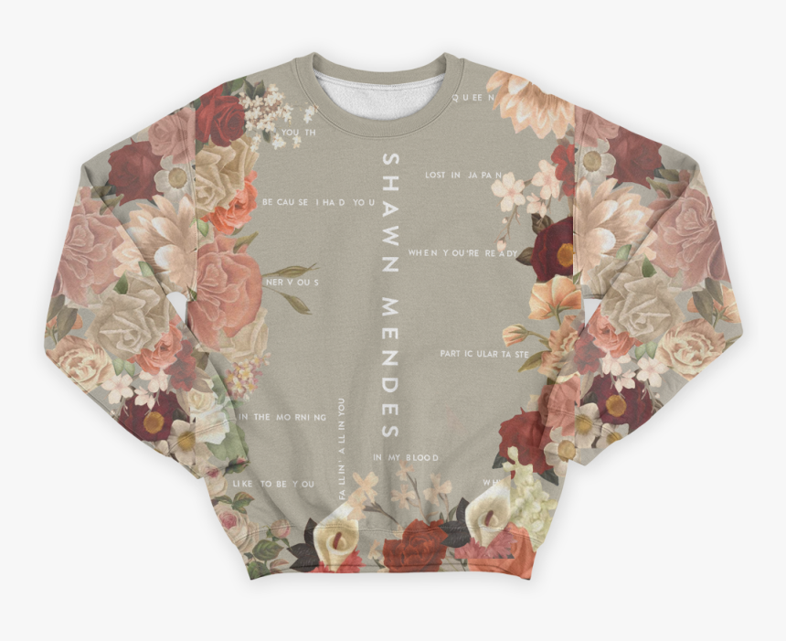 Moletom Royal Flowers Shawn Mendes Loja Pop Scene , - Shirt Flower Shawn Mendes, HD Png Download, Free Download