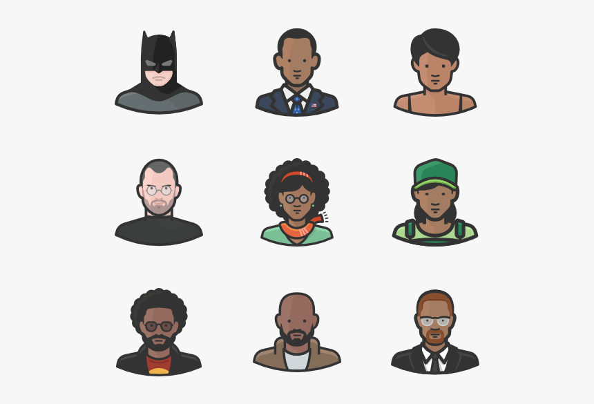 Diversity Avatars - Diversity Icons, HD Png Download, Free Download