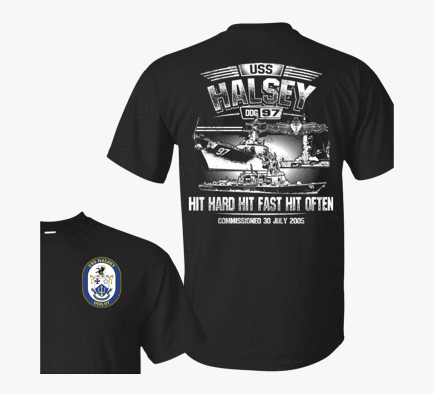 Uss Halsey Ddg 97 T Shirts And Hoodies - T-shirt, HD Png Download, Free Download
