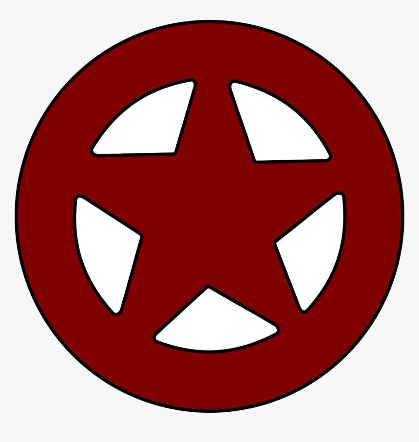 Red Sheriff Star, HD Png Download, Free Download