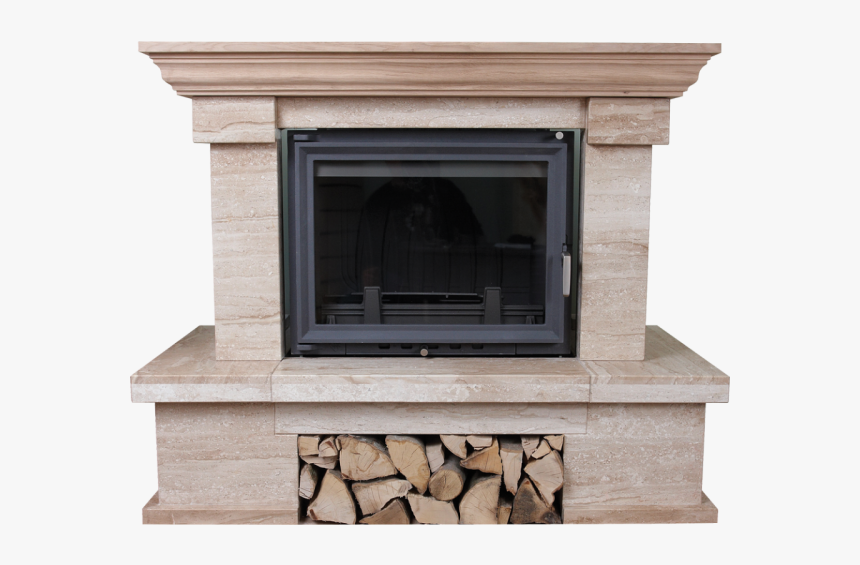 Fireplace Insert Stove Portal Chimney - Wkład Kominkowy Z Obudową, HD Png Download, Free Download