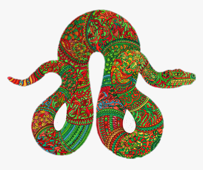 #trippy #psychedelic #snake #snakes #reptiles #reptile, HD Png Download, Free Download