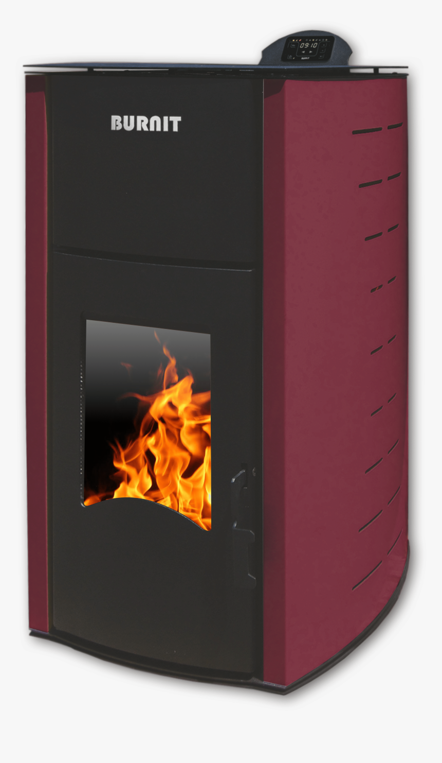 Pellet Stove Burnit Pm Comfort 25 Plus - Fire Screen, HD Png Download, Free Download