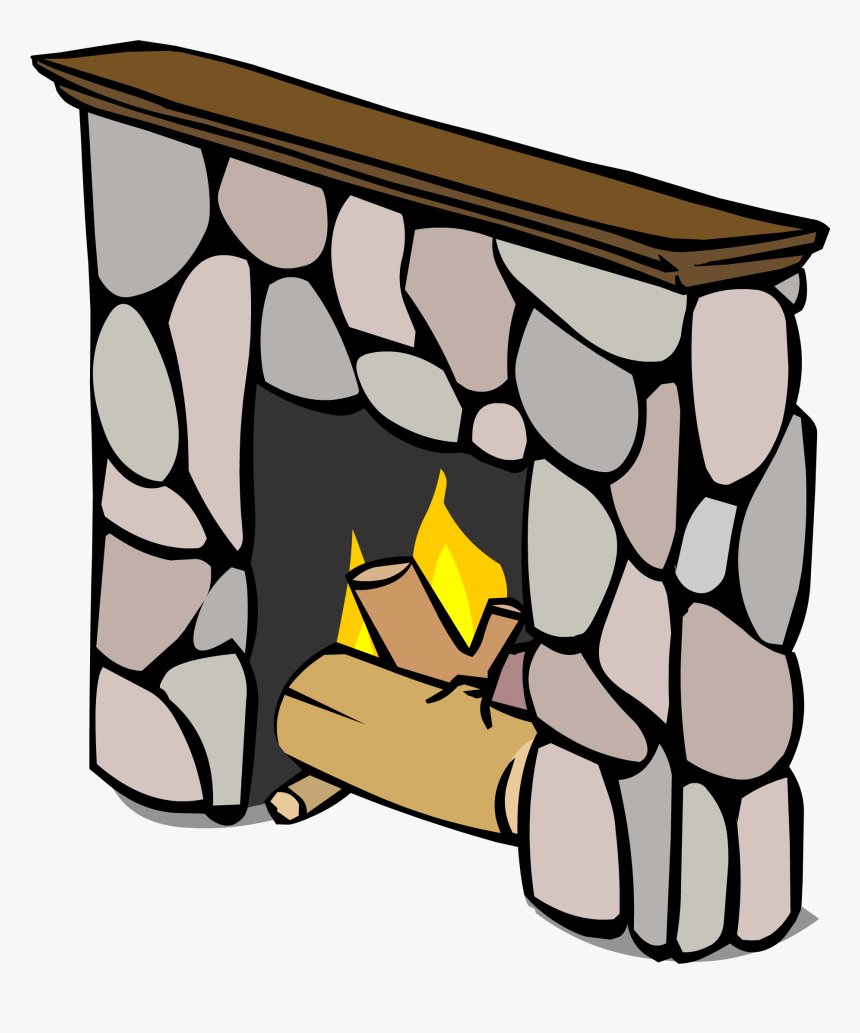 Fireplace Sprite - Fireplace Clipart, HD Png Download, Free Download