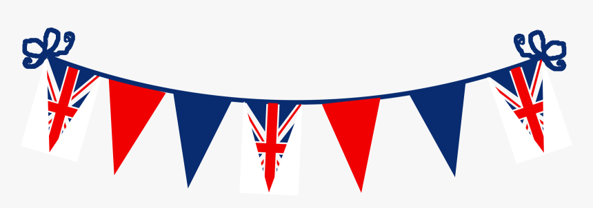 Jubilee Bunting Clip Arts - Union Jack Bunting Clipart, HD Png Download -  kindpng