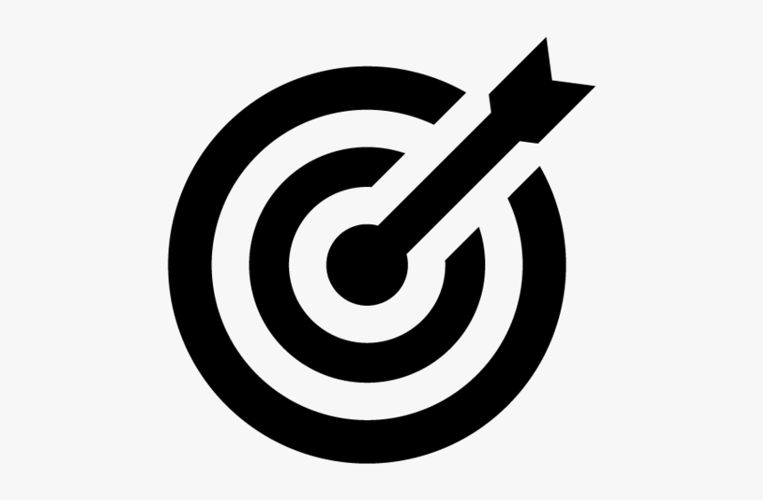 Target Success Goal Archery - Target Icon Transparent Background, HD Png Download, Free Download