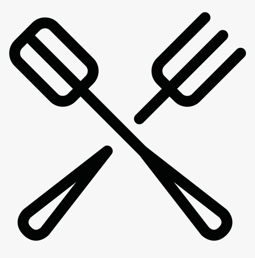 Food Utensils Spatula Fork - Spatula And Fork Transparent, HD Png Download, Free Download