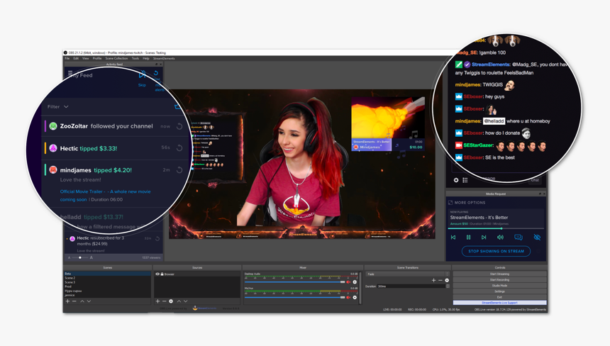 Streamelements Obs, HD Png Download, Free Download