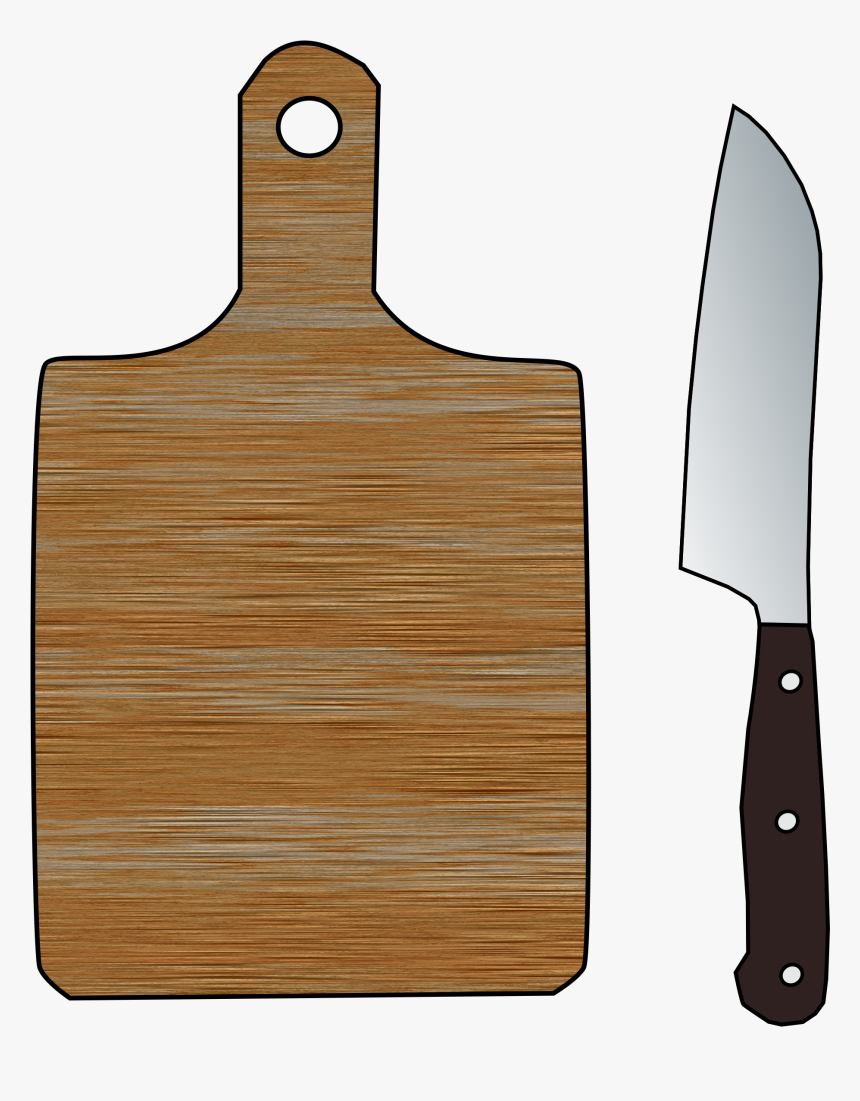 Spatula,cutting Board,tool - Utility Knife, HD Png Download, Free Download