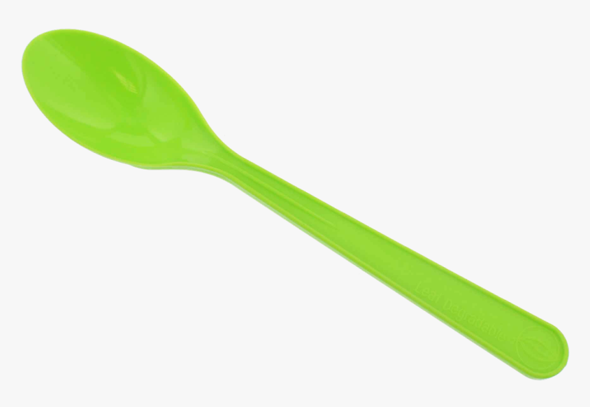 Spatula - Green Plastic Spoon, HD Png Download, Free Download