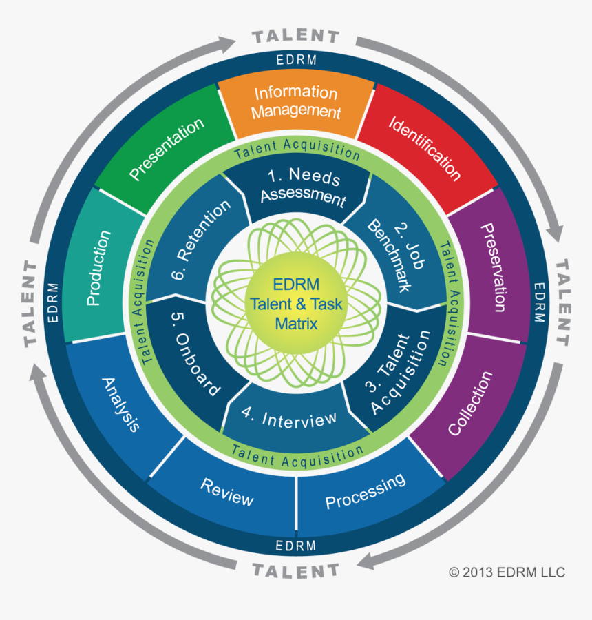 Edrm Talent Task Matrix Diagram - Talent Development Matrix, HD Png Download, Free Download