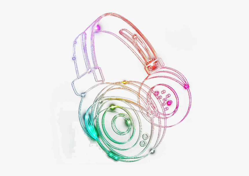 #music #vector #headset #dj #edm #headphone #disco - Dj Music Neón Png, Transparent Png, Free Download